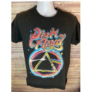 Pink Floyd Tshirt Rock Band Concert Graffiti Graphic Black Mens Medium 2021